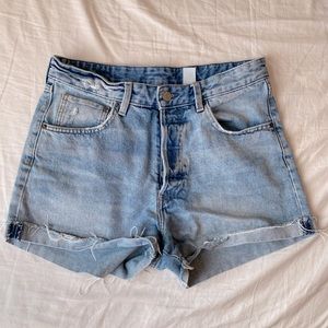 High Wasted Denim Shorts